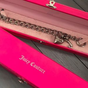 Silver Juicy Couture charm bracelet